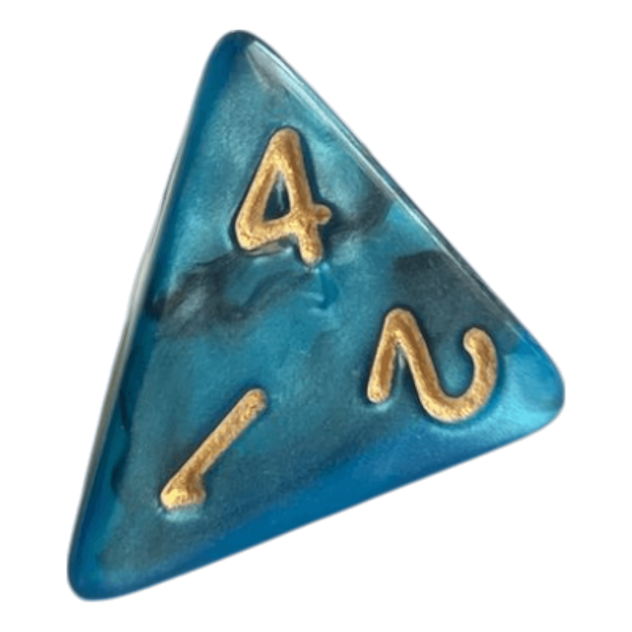 Philos W4 Perlmutt Würfel in Blau/Schwarz
