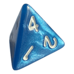 Philos W4 Perlmutt Würfel in Blau
