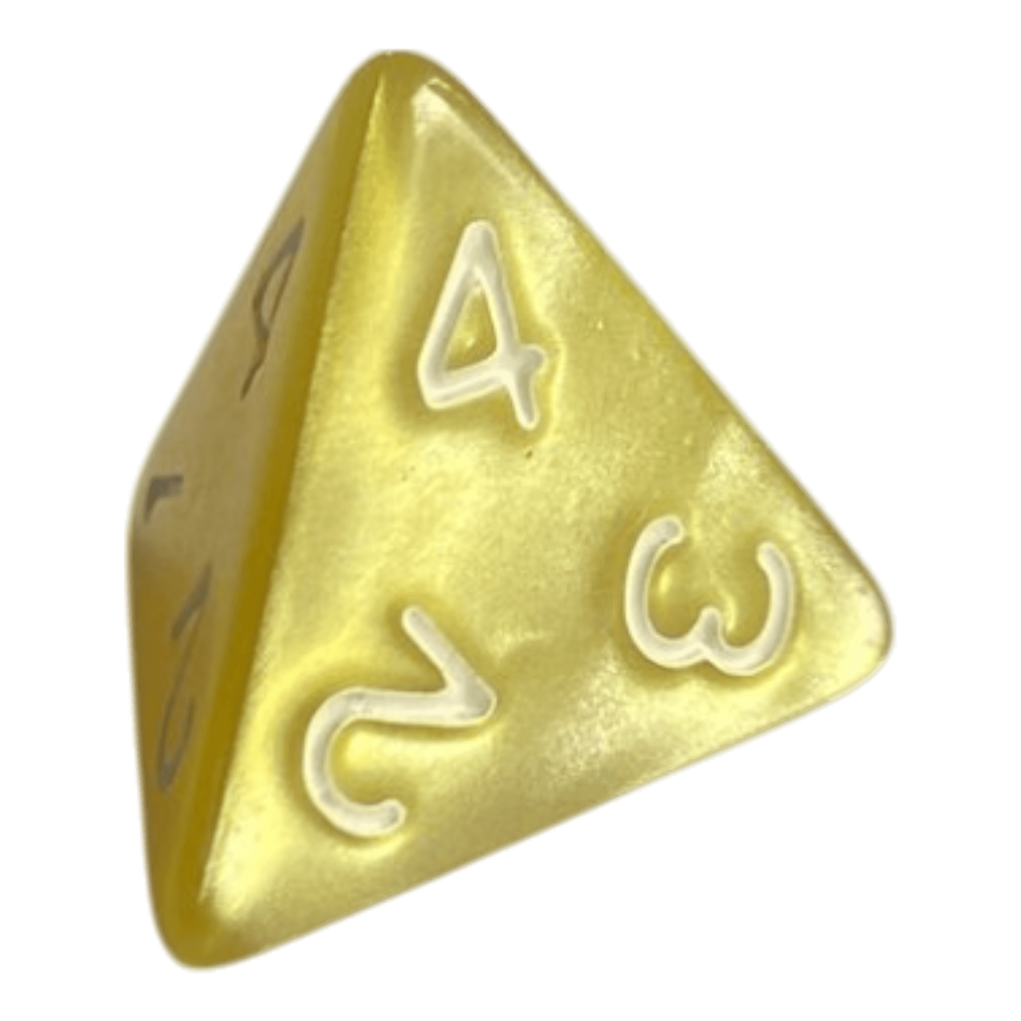 Philos W4 Perlmutt Würfel in Gelb
