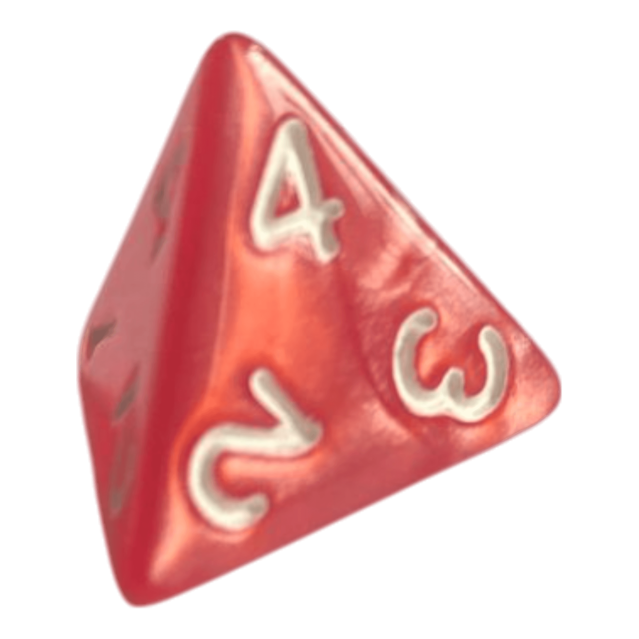 Philos W4 Perlmutt Würfel in Rot