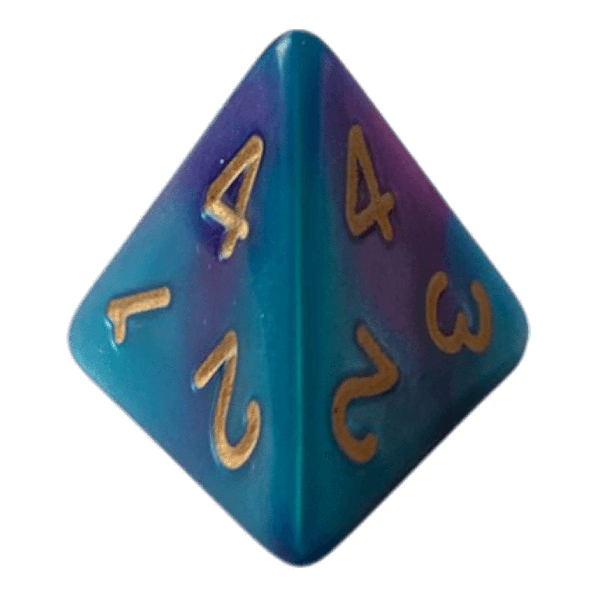 Würfel Stube W4 Perlmuttwürfel in Blau & Lila