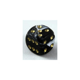 W6 12mm Marmor schwarz