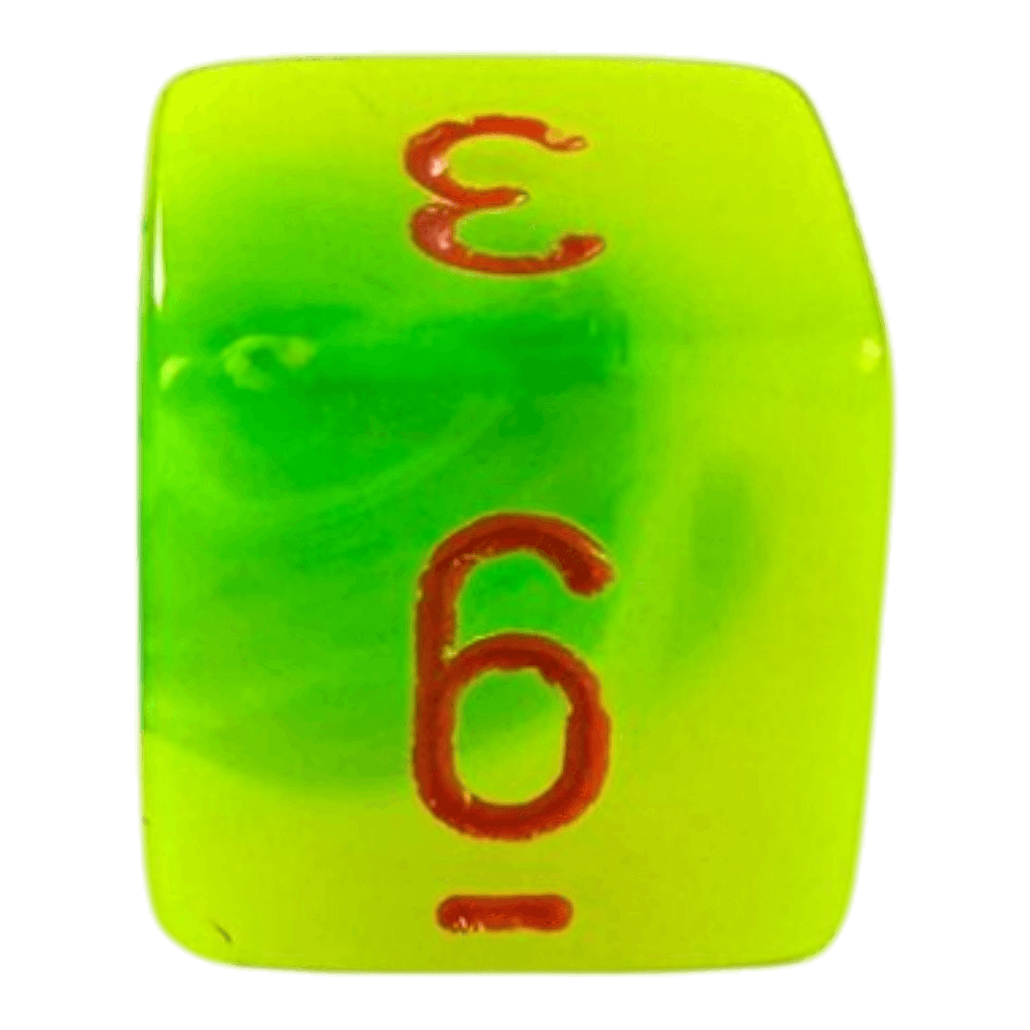 Chessex W6 Chessex Gemini Plasma Green/Teal/Orange