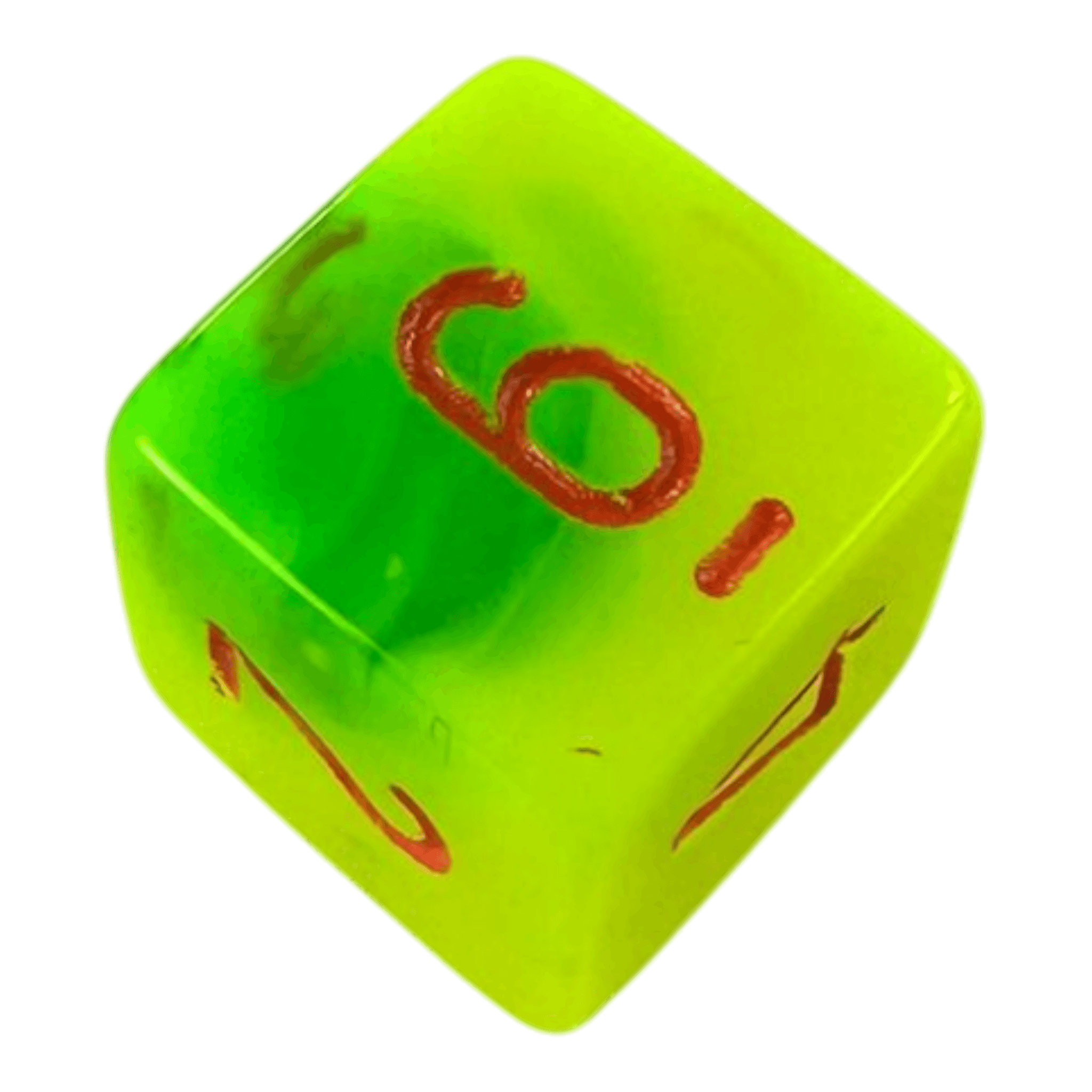 Chessex W6 Chessex Gemini Plasma Green/Teal/Orange