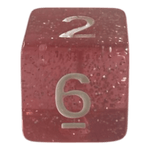 Würfel Stube W6 Glitzerwürfel in Pink