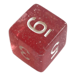 Würfel Stube W6 Glitzerwürfel in Pink