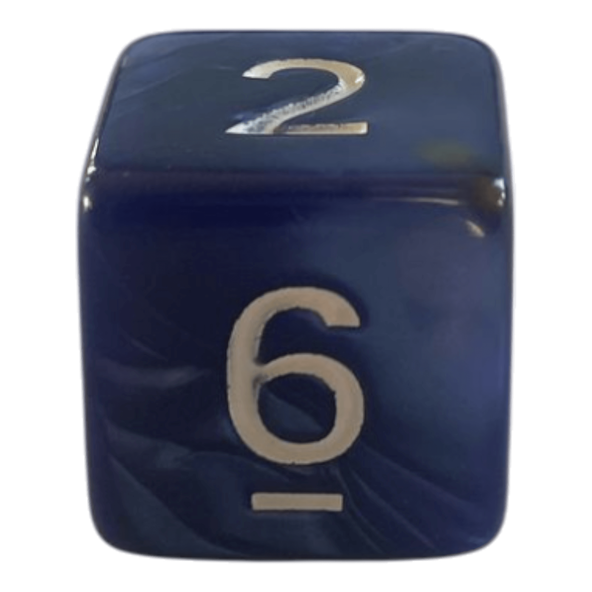 Würfel Stube W6 Perlmuttwürfel in Blau & Gold