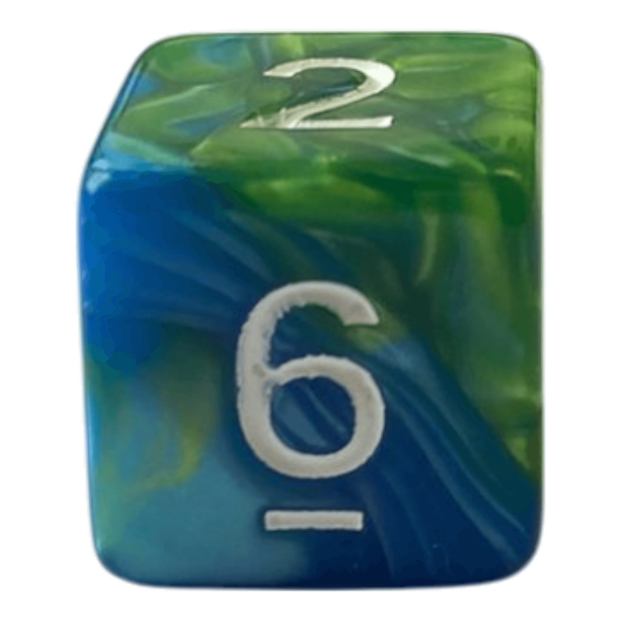 Würfel Stube W6 Perlmuttwürfel in Blau & Grün