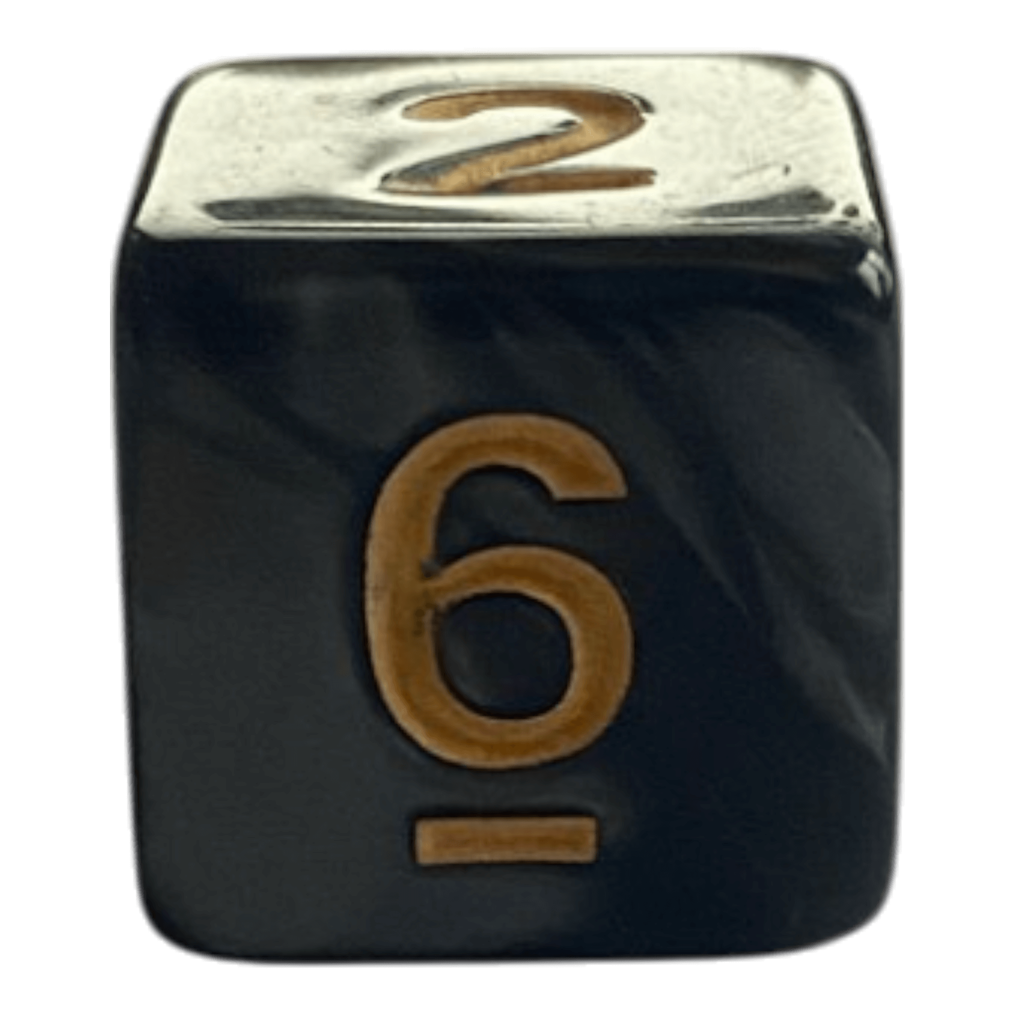 Würfel Stube W6 Perlmuttwürfel in Schwarz