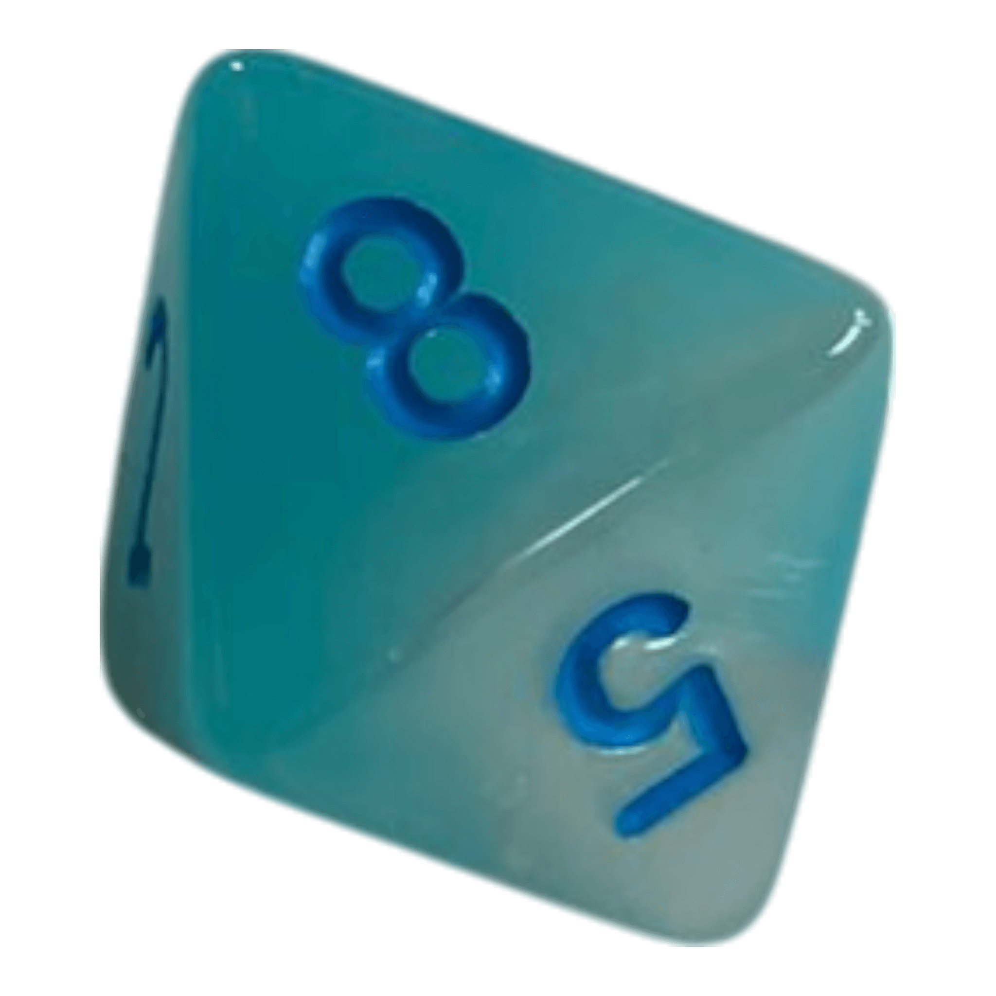 Chessex W8 Chessex Gemini Pearl Turquoise White/Blue