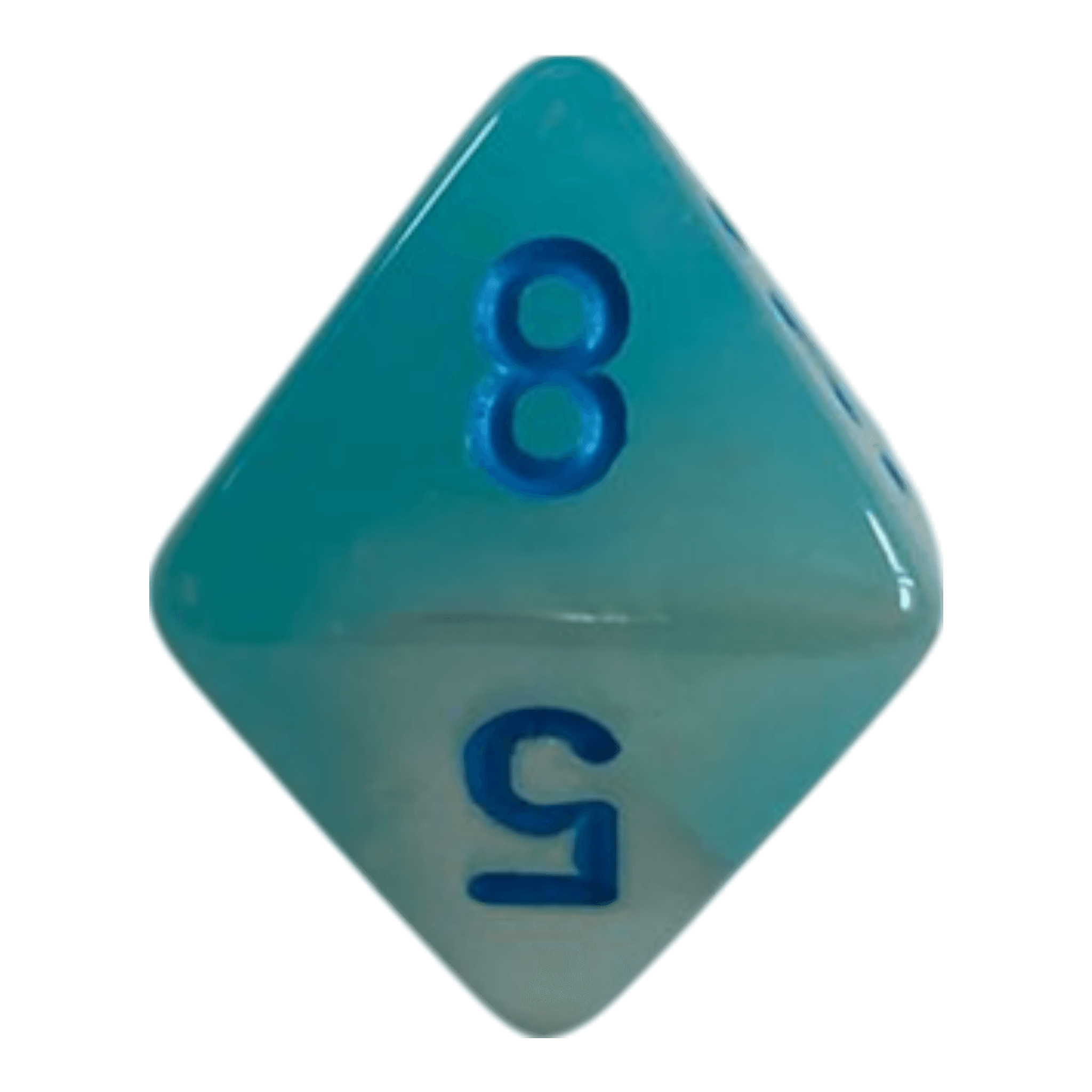 Chessex W8 Chessex Gemini Pearl Turquoise White/Blue