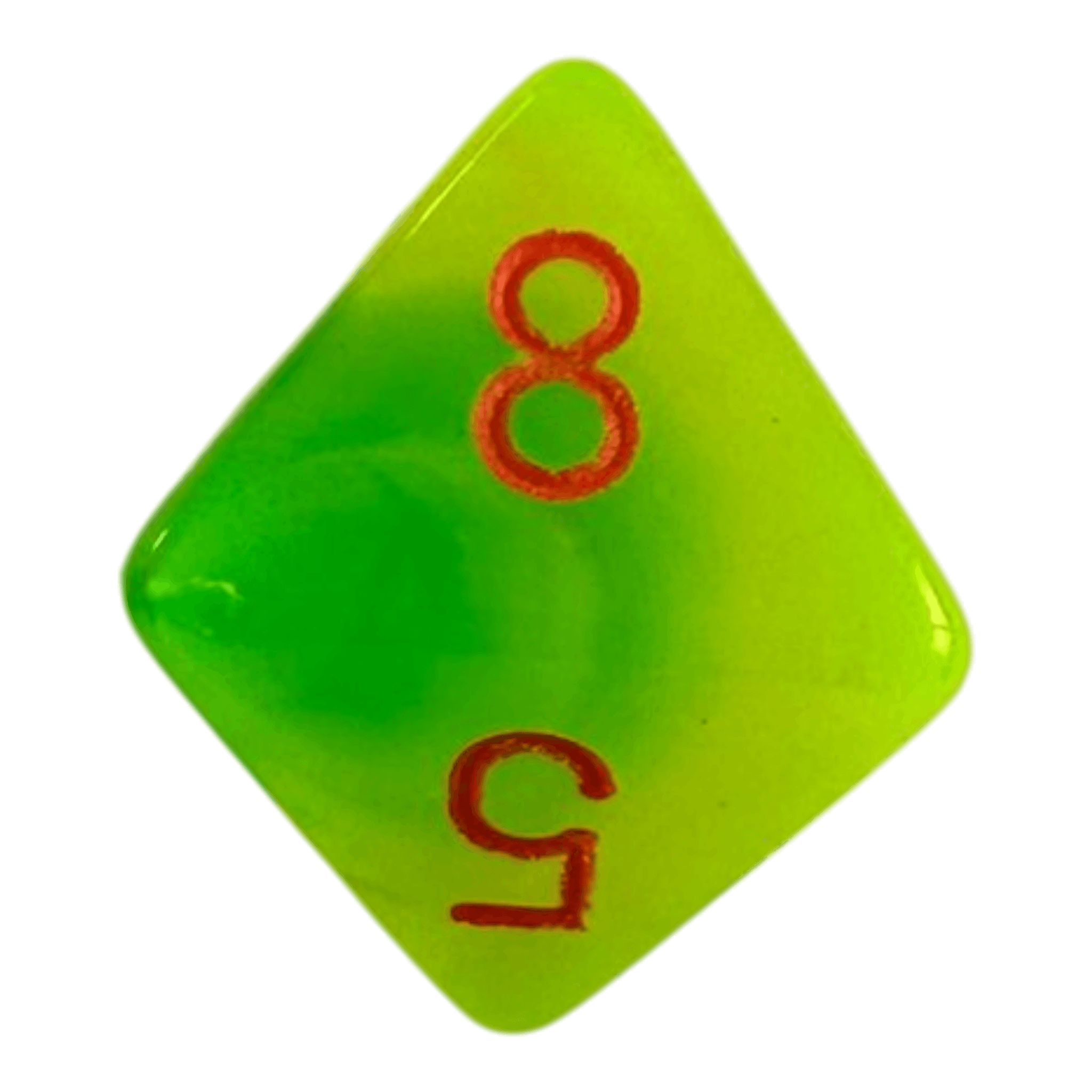 Chessex W8 Chessex Gemini Plasma Green/Teal/Orange