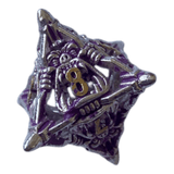 Würfel Stube W8 Lila Monsterwürfel - Metallwürfel 18mm