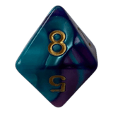Würfel Stube W8 Perlmuttwürfel in Blau & Lila