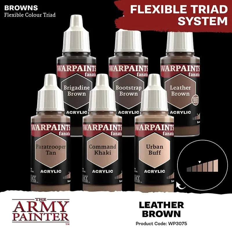 The Army Painter Warpaints Fanatic: Leather Brown (18ml)