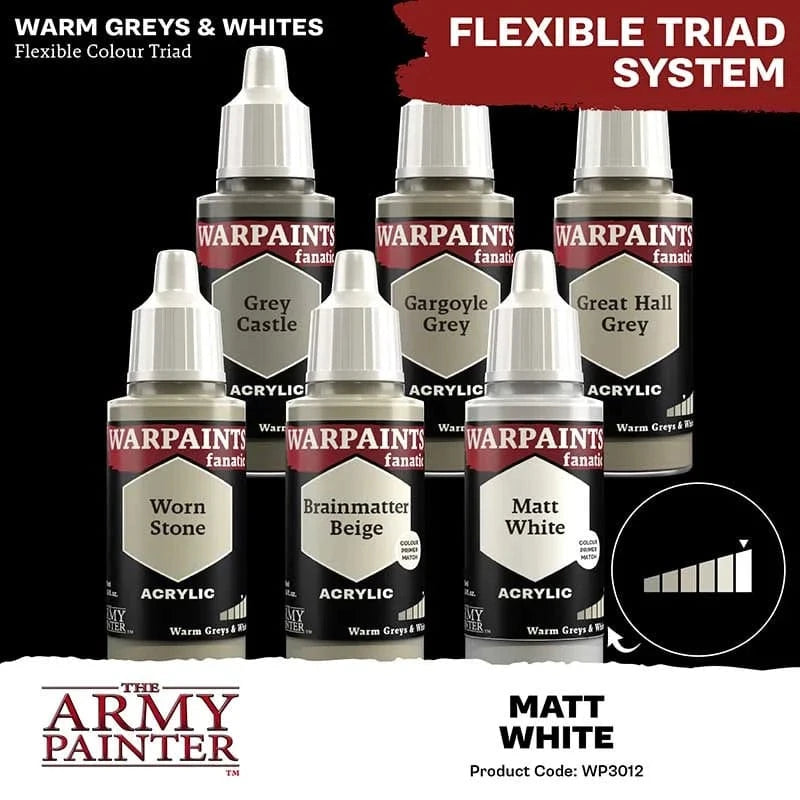 The Army Painter Warpaints Fanatic: Matt White (18ml)
