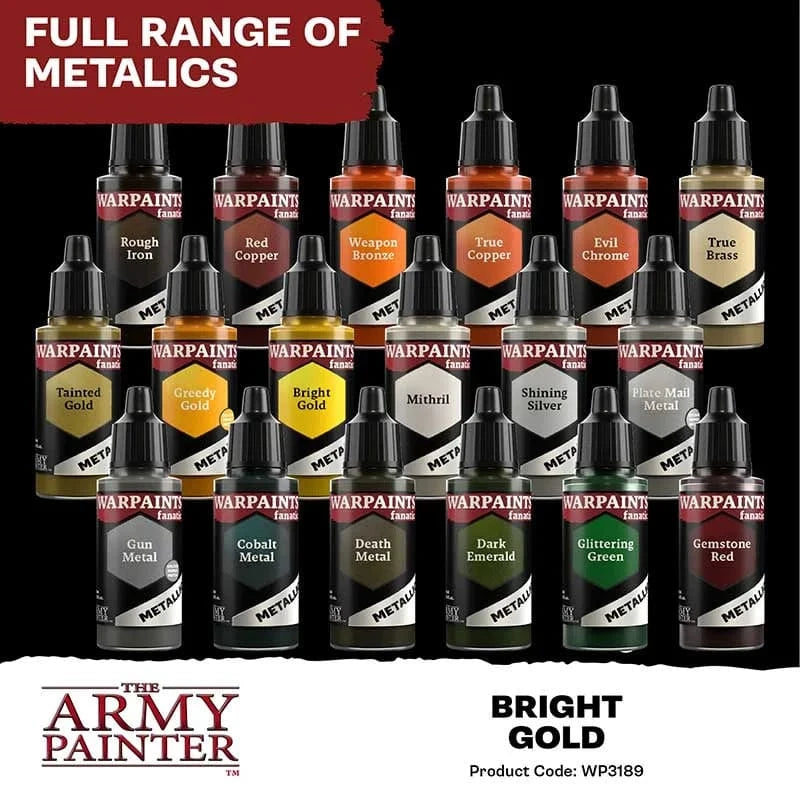The Army Painter Warpaints Fanatic Metallic: Bright Gold (18ml)