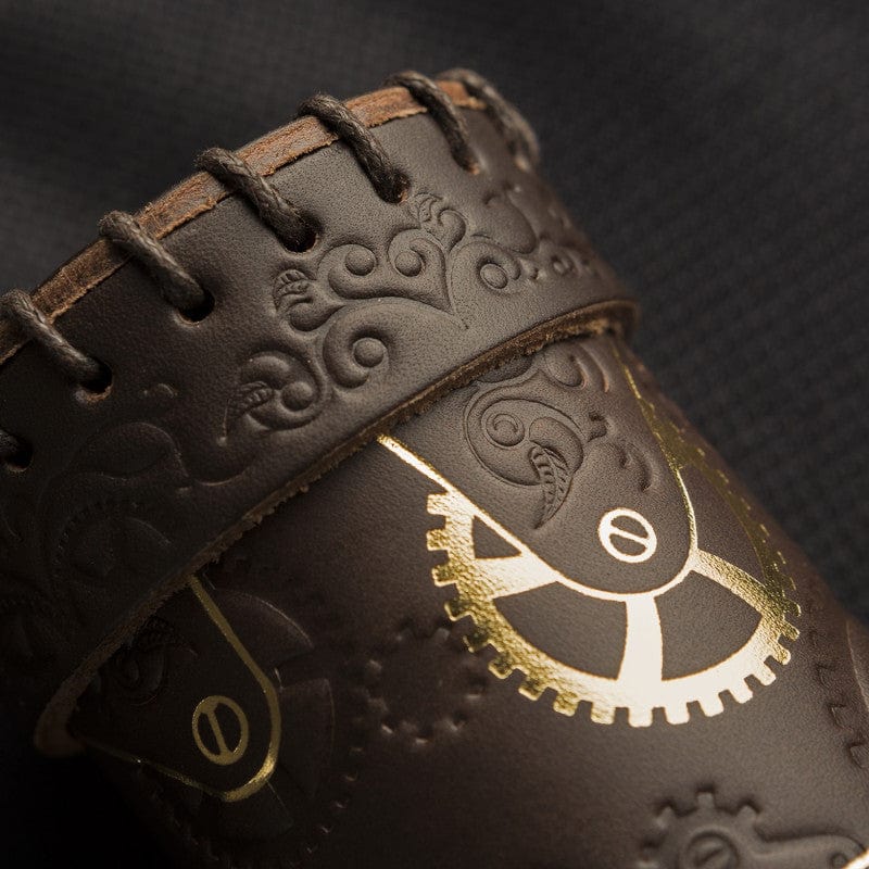 Q Workshop Würfel Becher Steampunk braun/gold