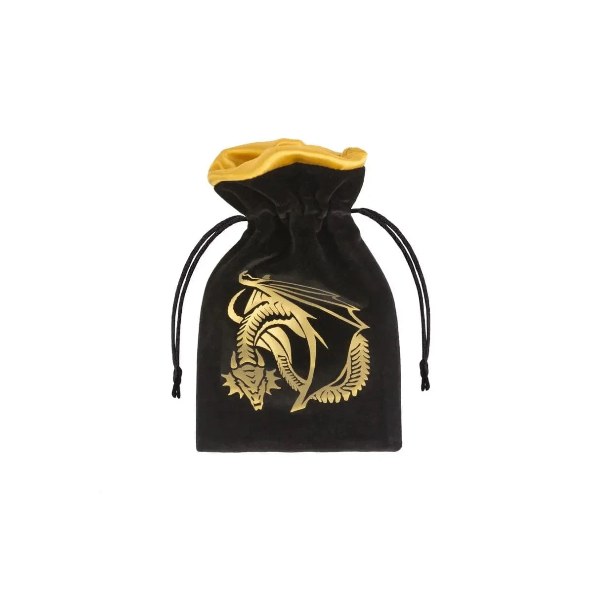 Q Workshop Würfel Beutel Drache schwarz/gold