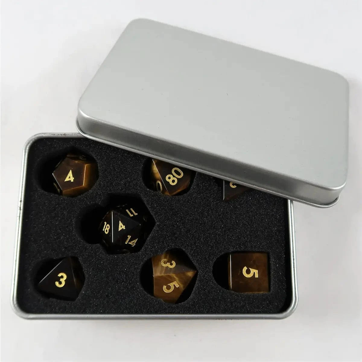 Waerfel Stube Yellow Tigereye Set mit Metallbox