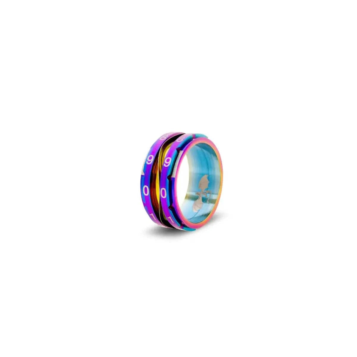 CritSuccess Zählring W100 Regenbogen 10