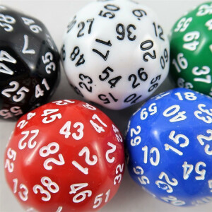 60 sided dice