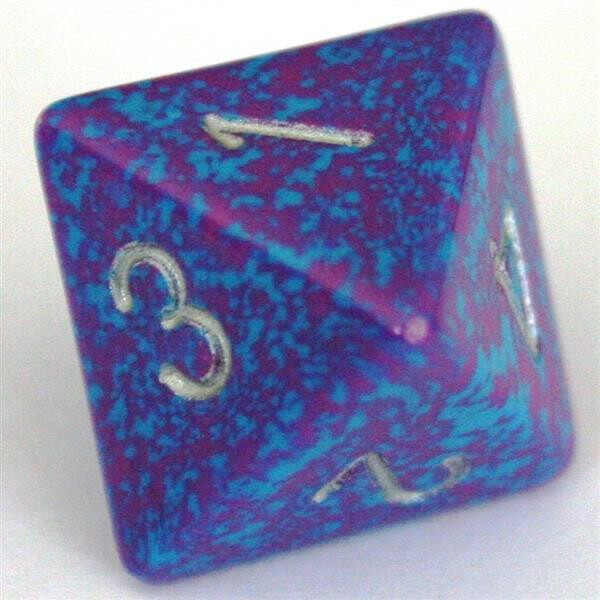 Chessex Speckled Silver Tetra W8