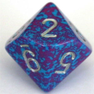 Chessex Speckled Silver Tetra W10