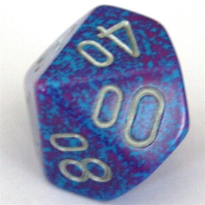 Chessex Speckled Silver Tetra D10%