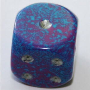 Chessex Speckled Silver Tetra D6 16mm