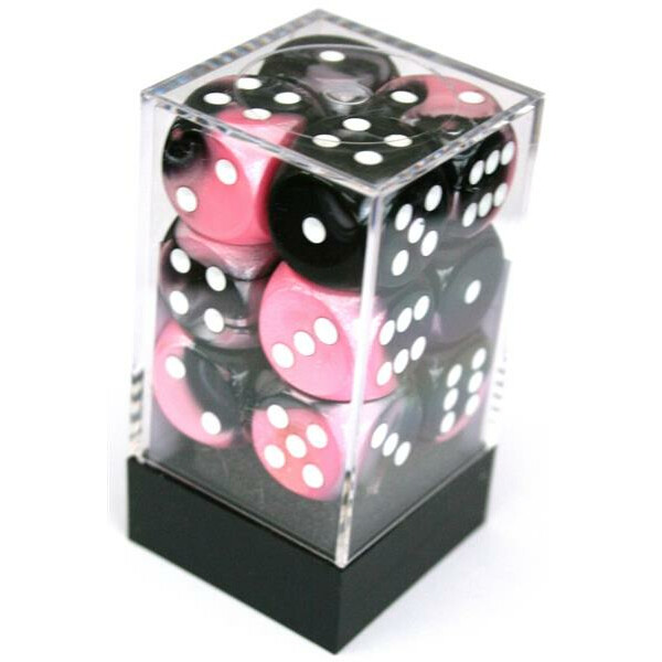 Chessex Gemini Black-Pink W6 16mm Set