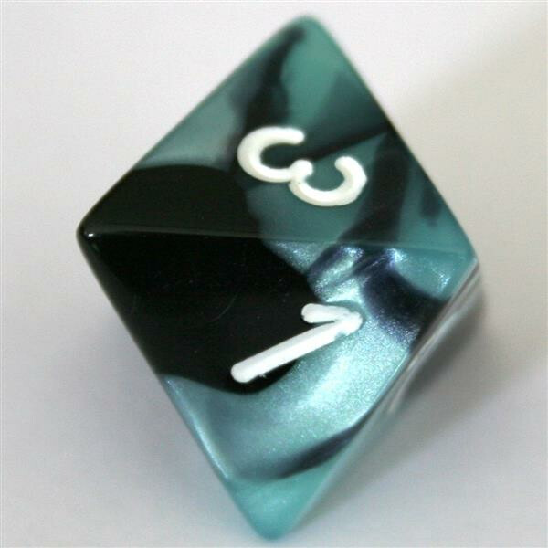 Chessex Gemini Black-Shell W8