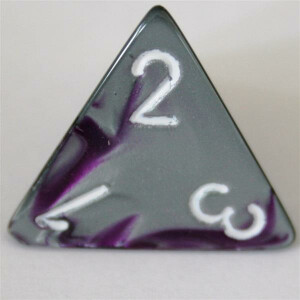 Chessex Gemini Purple-Steel W4