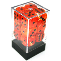 Chessex Vortex Orange/Black D6 16mm Set