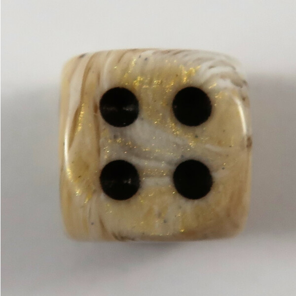 Chessex Marble Ivory D6 12mm