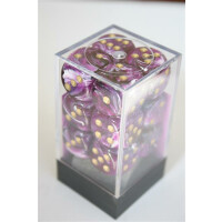 Chessex Vortex Purple/Gold W6 16mm Set