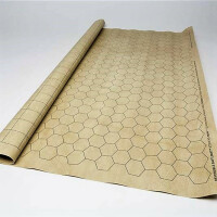 Chessex Battlemat 66cm X 60cm, 1`` Squares and Hexes