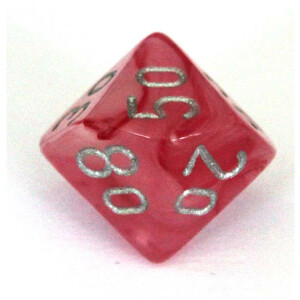 Chessex Ghostly Glow Pink/silver W10%