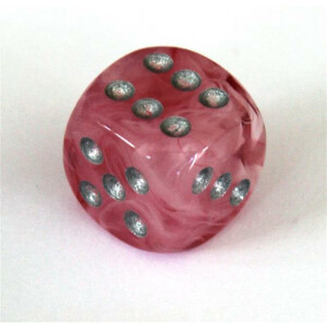 Chessex Ghostly Glow Pink/silver 16mm