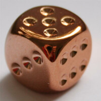 Chessex Copper Plated D6