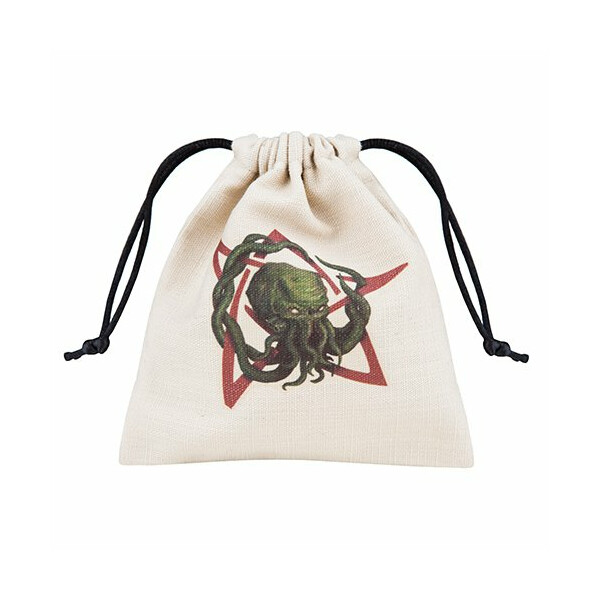 Dice bag Call of Cthulhu ivory/multi color