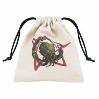Dice bag Call of Cthulhu ivory/multi color