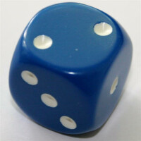 Chessex Opaque Blue W6 16mm