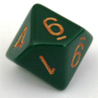 Chessex Opaque Dusty Green D10