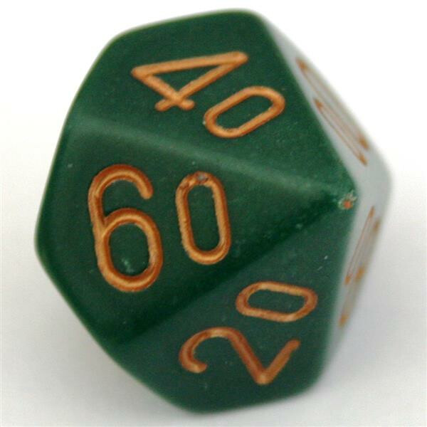 Chessex Opaque Dusty Green W10%