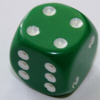Chessex Opaque Green W6 16mm