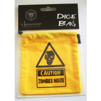 Dice bag Zombi yellow/black