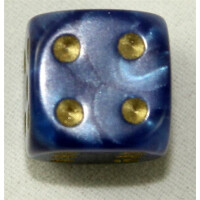 D6 12mm Pearl blue