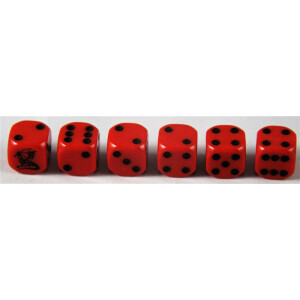 Dragon dice D6 red