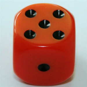 Chessex Opaque Orange W6 16mm